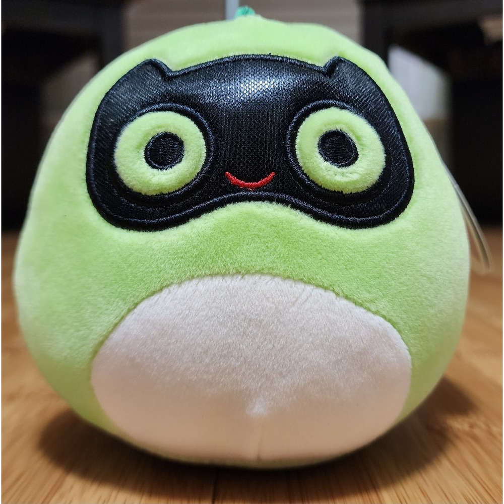 Squishmallow Danny The Dinosaur Black Mask Halloween 4.5" Plush Retired 2021 NEW